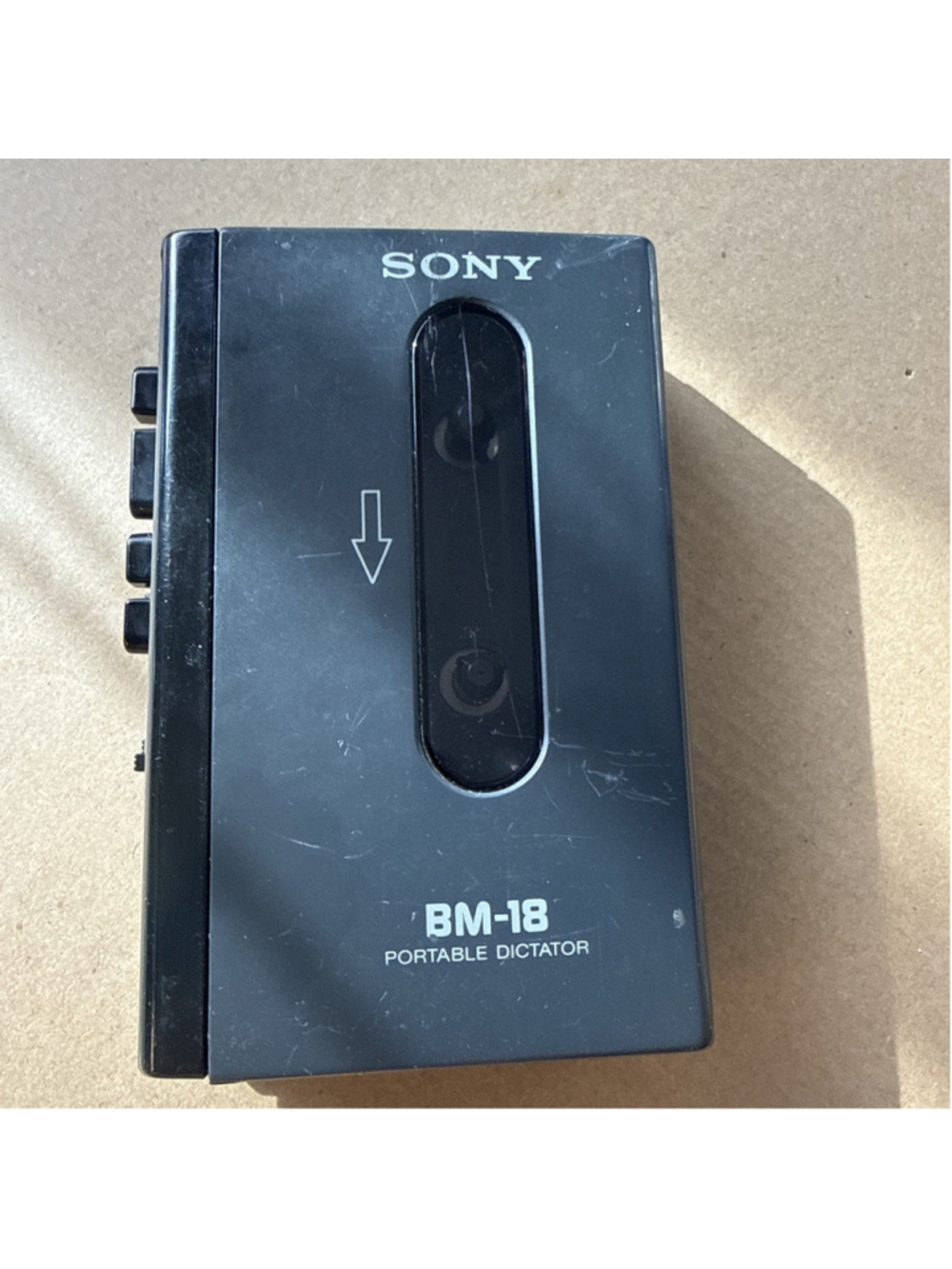 SONY BM-18 Portable Dictator VOR 2 Speed Cassette PARTS ONLY NOT WORKING